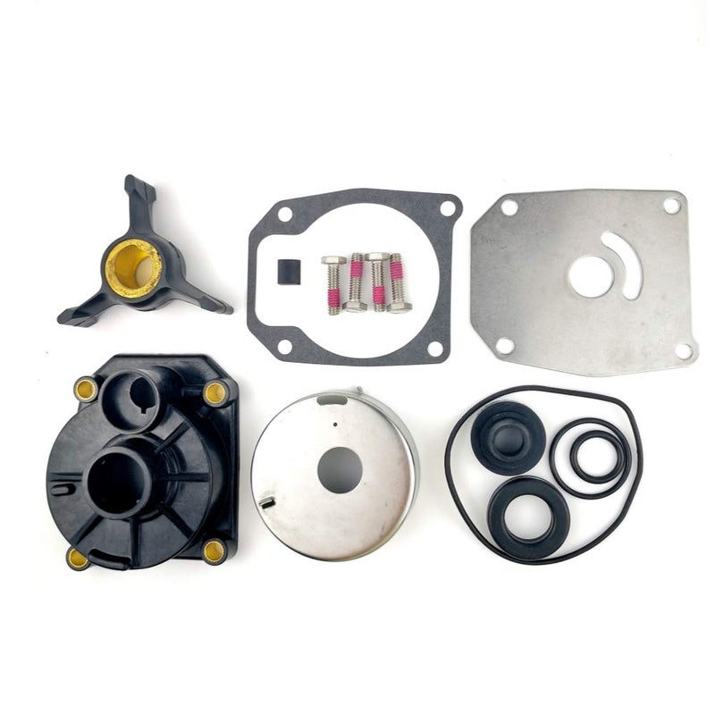 WINGOGO 438592 Water Pump Impeller Repair Kit with Housing for Johnson Evinrude OMC Outboard 25 28 30 35 40 48 50 HP Boat Motor Parts Replacement Sierra 18-3454 0433548 433549 0438592 777805 - Image 1
